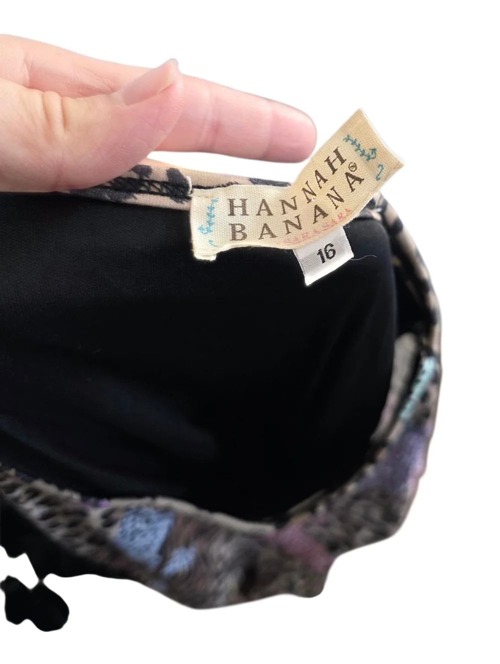 Hannah Banana Brown Animal Print Twist Front Fit and Flare Dress Girl 16